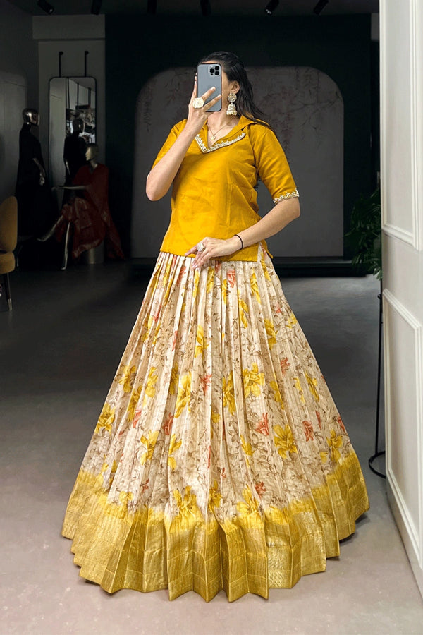 Haldi Ceremony Look In Co-ord Set Lehenga For Gen Z Girl From Anaya Designer Studio